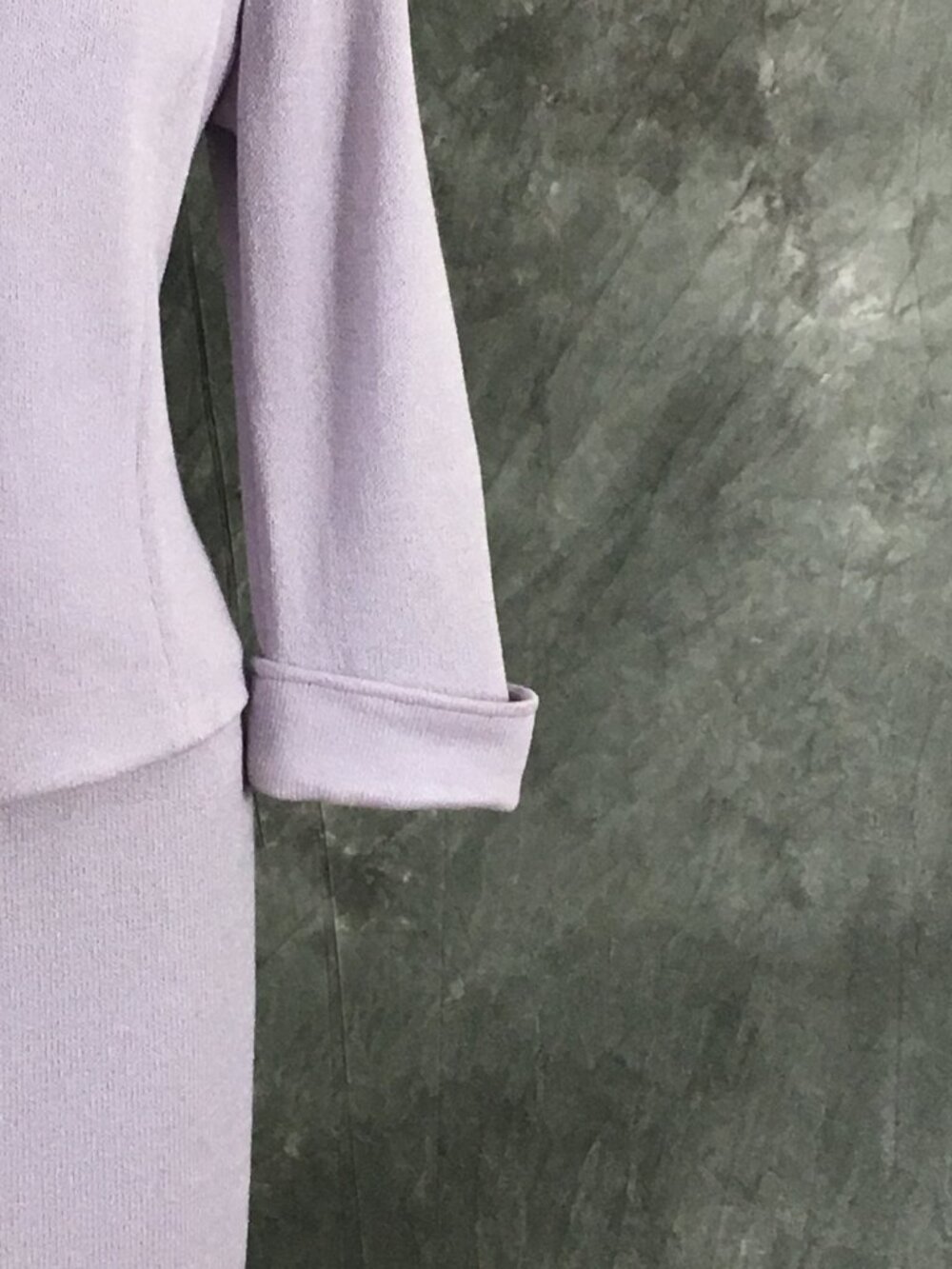 BEAUTIFUL St John collection knit lavender purple jacket skirt suit size 4 - Picture 5 of 9